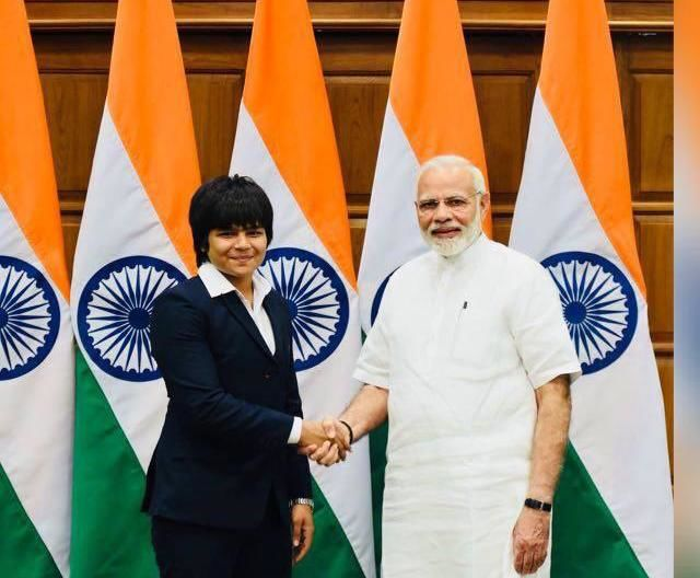 महिला पहलवान दिव्या काकरान ने बच्चों को किया खेलों के प्रति जागरुक महिला पहलवान दिव्या काकरान ने बच्चों को किया खेलों के प्रति जागरुक