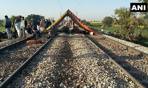 राजस्थान में गुर्जर आरक्षण आंदोलन तेज, रेल पटरी पर फिर जमाया कब्जा