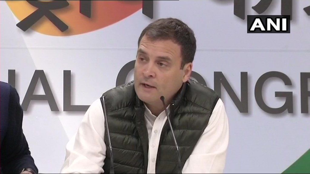 राहुल गांधी बोले- मोदी अनिल अंबानी के मिडिल मैन, राफेल डील से पहले अनिल अंबानी फ्रांस के मिनिस्टर से मिले