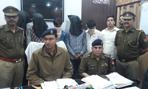 गाजियाबाद : थाना विजय नगर पुलिस ने पांच शातिर लुटेरे किए गिरफ्तार