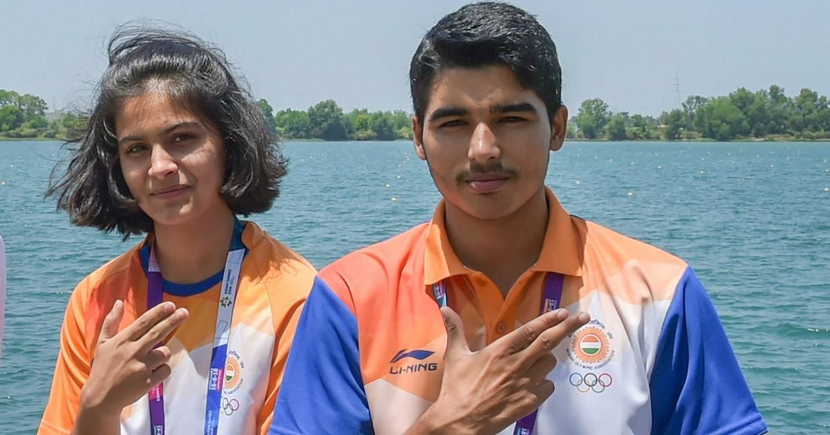 ISSF World Cup : मनु भाकर और सौरभ चौधरी ने 10 मीटर एयर पिस्टल में जीता गोल्ड