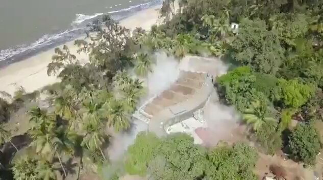 5 सेकंड में नीरव मोदी का 100 करोड़ का समंदर क‍िनारे का बंगला विस्फोटक लगाकर ढहाया, देखिए- VIDEO