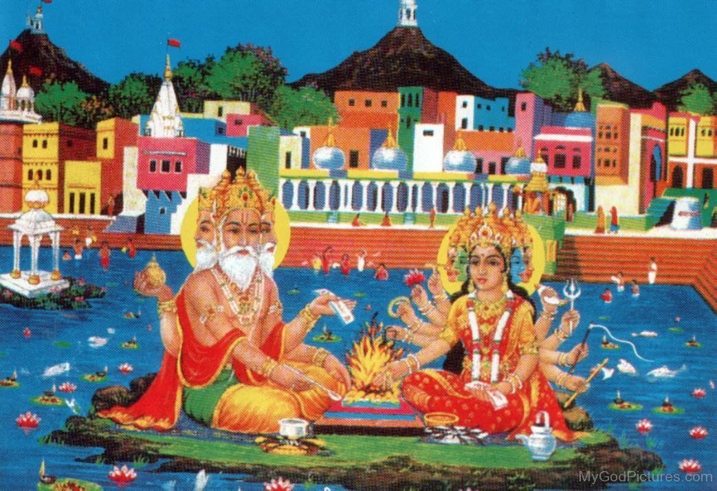 नवरात्र के प्रथम दिन सृष्टि के रचियता ब्रह्मा जी ने सृष्टि की रचना की शुरुआत की