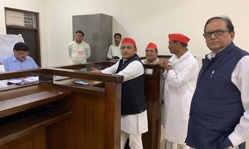 अखिलेश यादव ने आजमगढ़ से भरा नामांकन, कहा, BJP को पांच नहीं सात सालों का हिसाब देना होगा