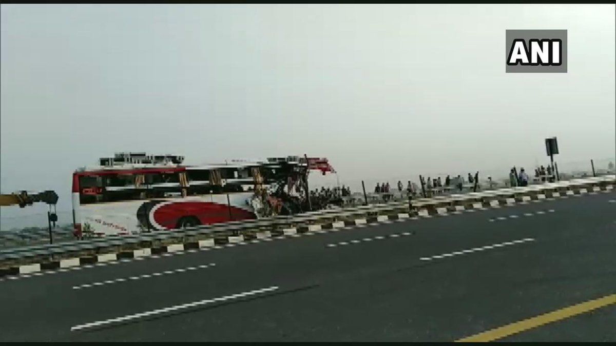 Agra-Lucknow Expressway near Mainpuri : आगरा लखनऊ एक्सप्रेसवे पर बड़ा हादसा , सात की मौत 34 घायल