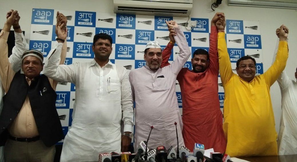 AAP ने दिल्ली-हरियाणा के लिए लोकसभा उम्मीदवारों का किया ऐलान, कांग्रेस पर BJP को फायदा पहुंचाने का लगाया आरोप