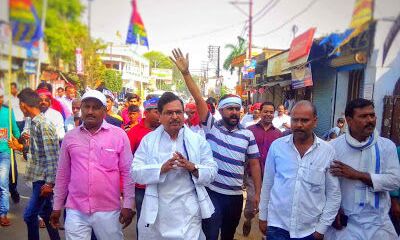 महागठबंधन प्रत्याशी श्याम सिंह यादव के समर्थकों ने किया जनसम्पर्क, कहा महागठबंधन से ही होगा महापरिवर्तन