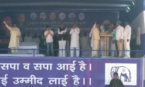 बसपा सुप्रीमो मायावती सुल्तानपुर में विपक्षियों पर जमकर बरसी