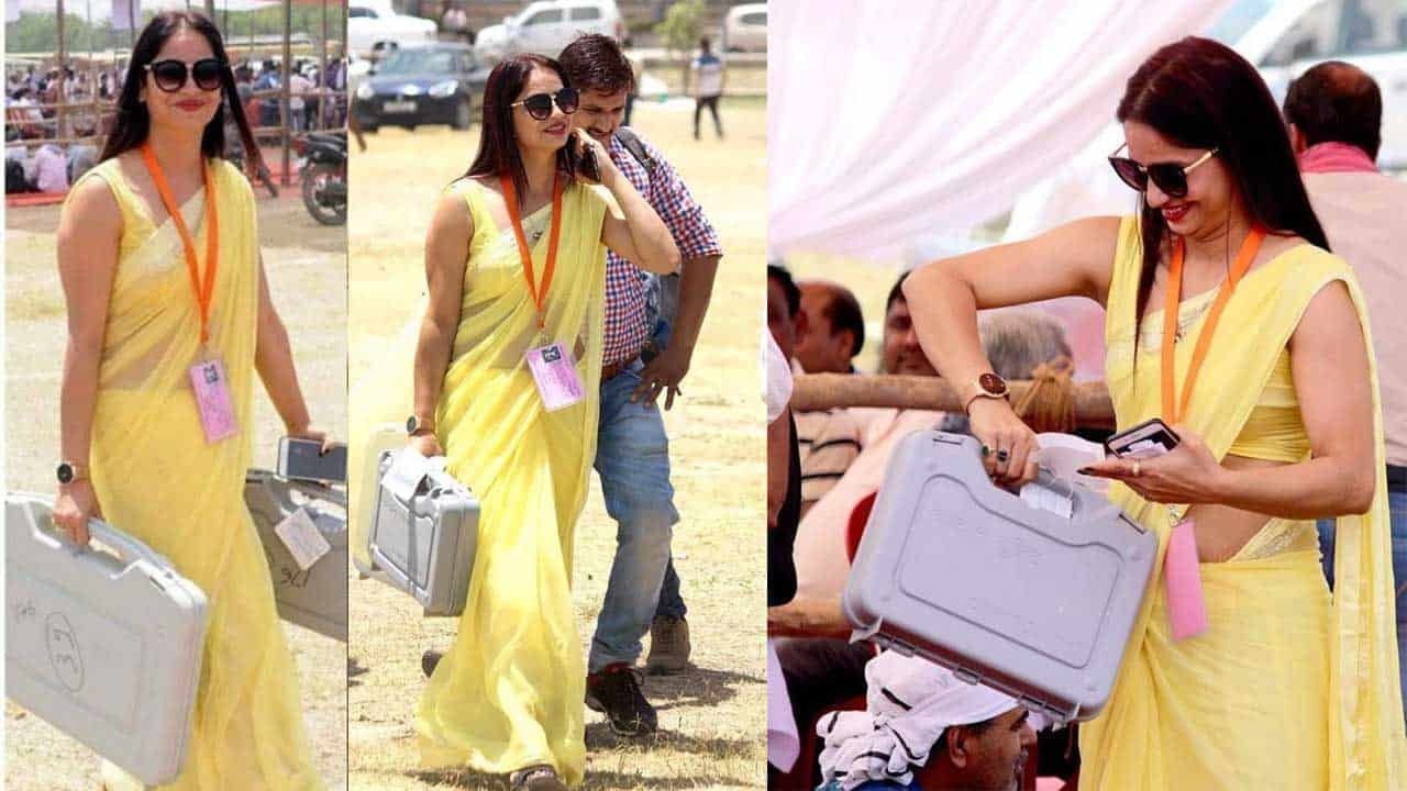 जानें- कौन है पीली साड़ी पहनी खूबसूरत पोलिंग ऑफिसर? जिसके Viral फोटो पर हैं कई दावे, जानिए सच? जानें- कौन है पीली साड़ी पहनी खूबसूरत पोलिंग ऑफिसर? जिसके Viral फोटो पर हैं कई दावे, जानिए सच?