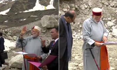 12 ज्योतिर्लिंगों में से एक केदारनाथ का पीएम मोदी ने किया दर्शन