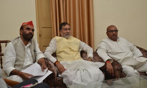 प्रदेश मे अराजकता का माहौल कानून का राज नहीं सपाइयों की हो रही है हत्यायें - राम गोविन्द चौधरी