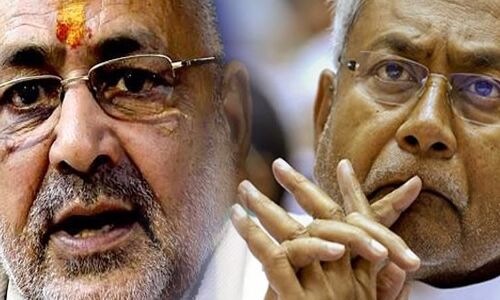 यूपी में गठबंधन खडबडाने के बाद बिहार में चरचराहट शुरू, जदयू नेता ने कहा गिरिराज सिंह मानसिक विक्षिप्त!