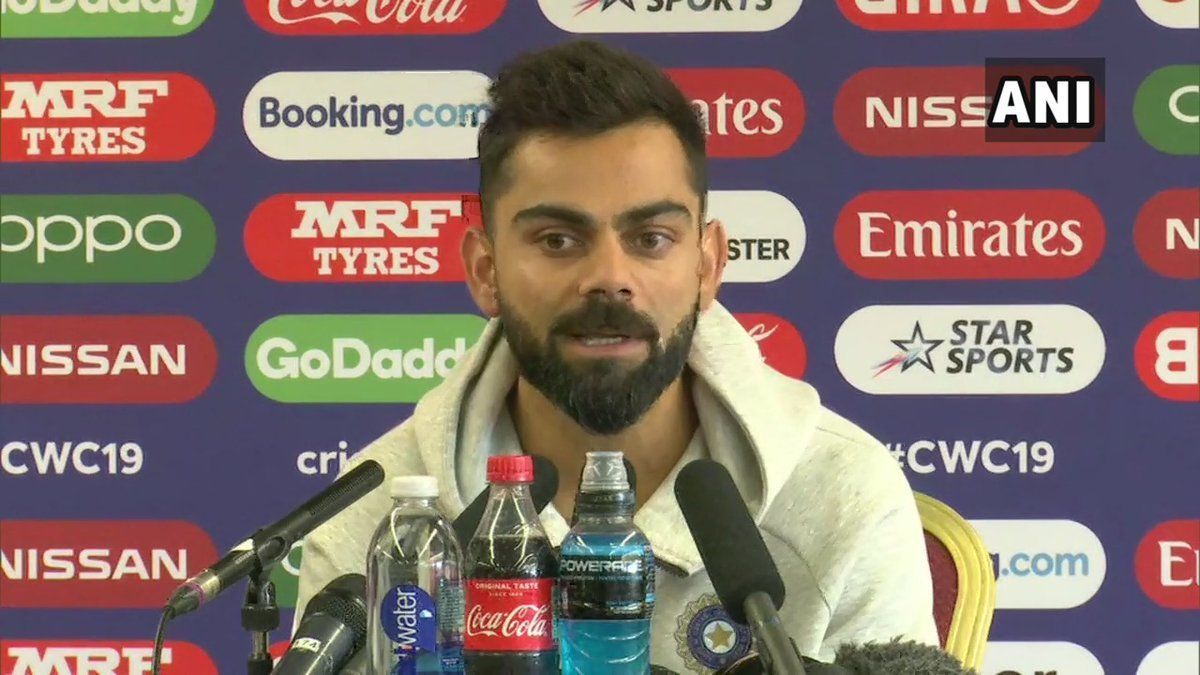 World Cup 2019 : पाक के खिलाफ महामुकाबले से पहले विराट कोहली का बड़ा बयान