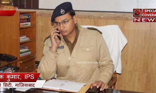 एसपी सिटी श्लोक कुमार की सूझ बूझ से गाजियाबाद में कायम रहा अमन चैन, चंद्रशेखर को जिले की सीमा से बाहर छुड्वाया