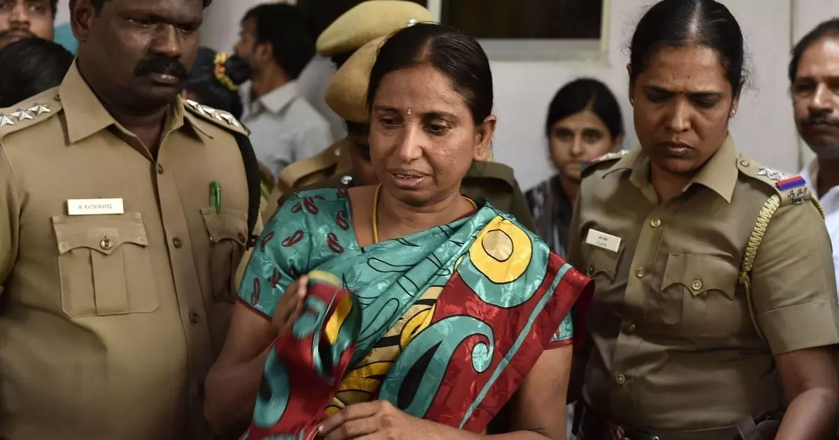 राजीव गांधी हत्याकांडः मद्रास हाईकोर्ट से नलिनी को मिली 30 दिन की पैरोल