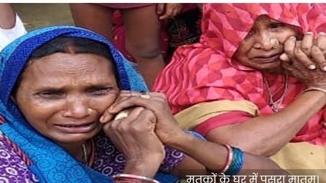 बस ने पीछे टक्कर मार दी और पिता पुत्र दोनों की मौके पर ही मौत हो गई बस ने पीछे टक्कर मार दी और पिता पुत्र दोनों की मौके पर ही मौत हो गई
