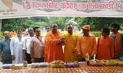 अखिल भारत हिन्दू महासभा के कांवड़ शिविर पर मेडिकल शिविर का हुआ शुभारंभ