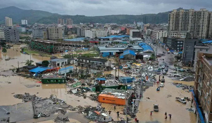 चीन में चक्रवाती तूफान लेकिमा से अब तक 28 लोगों की मौत