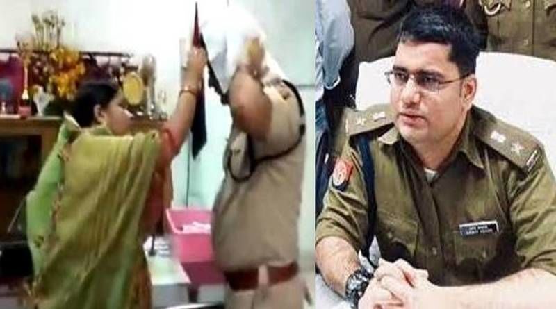 आईपीएस आकाश तोमर की कार्यशैली सुनकर आंबेडकर नगर की विधायिका संजू गुप्ता पहुंची राखी बाँधने आईपीएस आकाश तोमर की कार्यशैली सुनकर आंबेडकर नगर की विधायिका संजू गुप्ता पहुंची राखी बाँधने