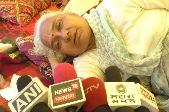 मेधा पाटकर का 8वें दिन भी अनशन जारी, ठुकराया मुख्यमंत्री का आग्रह