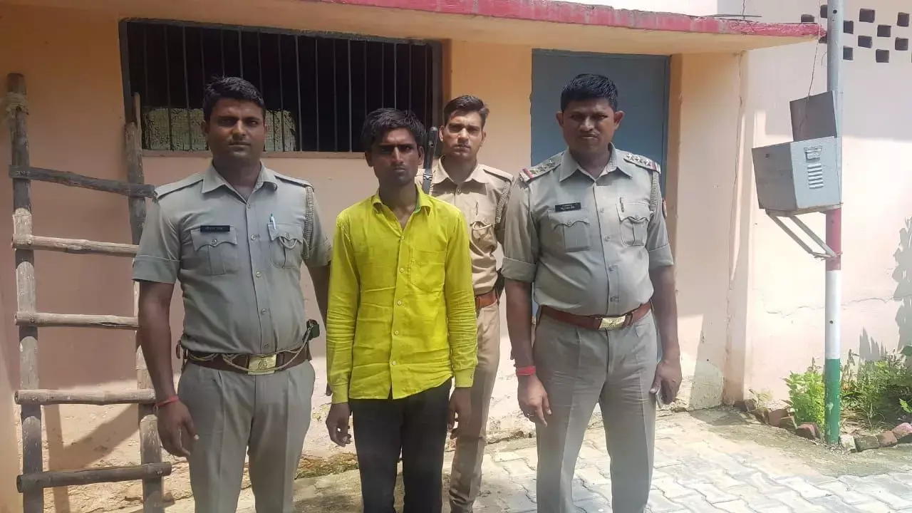 कासगंज पुलिस की बड़ी कामयाबी, नाबालिग बच्ची के साथ दुराचार करने वाले अभियुक्त को  12 घण्टे के अंदर किया गिरफ्तार