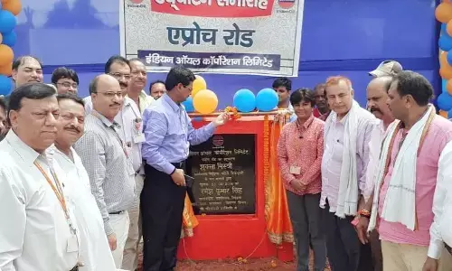 बरौनी रिफाइनरी के ईडी ने किया आइओसीएल टर्मिनल सड़क का उद्घाटन