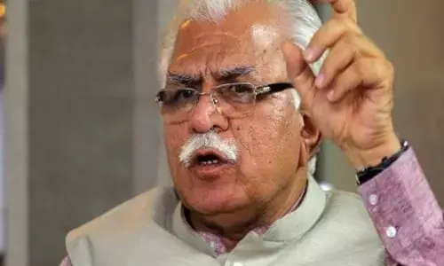 हरियाणा के मुख्यमंत्री मनोहर लाल ने कल से पूरे हरियाणा में किया लॉकडाउन का ऐलान हरियाणा के मुख्यमंत्री मनोहर लाल ने कल से पूरे हरियाणा में किया लॉकडाउन का ऐलान