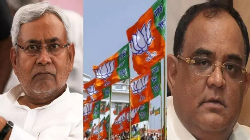 बिहार बीजेपी के MLC ने सबसे पहले नीतीश के नेतृत्व पर उठाया सवाल तो मचा बिहार में ववाल बिहार बीजेपी के MLC ने सबसे पहले नीतीश के नेतृत्व पर उठाया सवाल तो मचा बिहार में ववाल