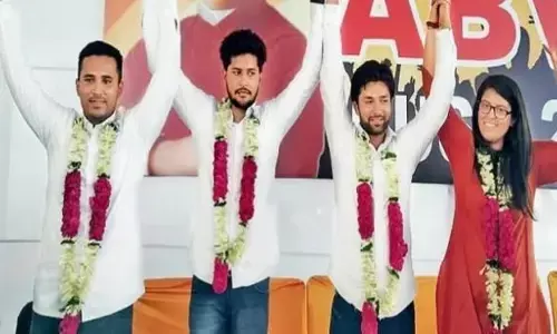 рджрд┐рд▓реНрд▓реА рдпреВрдирд┐рд╡рд░реНрд╕рд┐рдЯреА рдЫрд╛рддреНрд░ рд╕рдВрдШ рдЪреБрдирд╛рд╡ рдореЗрдВ ABVP рдиреЗ рд▓рд╣рд░рд╛рдпрд╛ рдЕрдкрдирд╛ рдкрд░рдЪрдо, рдЪреБрдирд╛рд╡ рдкрд░рд┐рдгрд╛рдо рд╣реБрдЖ рдШреЛрд╖рд┐рдд рджрд┐рд▓реНрд▓реА рдпреВрдирд┐рд╡рд░реНрд╕рд┐рдЯреА рдЫрд╛рддреНрд░ рд╕рдВрдШ рдЪреБрдирд╛рд╡ рдореЗрдВ ABVP рдиреЗ рд▓рд╣рд░рд╛рдпрд╛ рдЕрдкрдирд╛ рдкрд░рдЪрдо, рдЪреБрдирд╛рд╡ рдкрд░рд┐рдгрд╛рдо рд╣реБрдЖ рдШреЛрд╖рд┐рдд