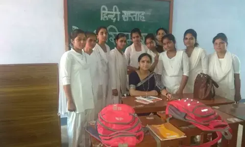 हिंदी सप्ताह के पाचवें दिन छत्राओं ने लिया बढ़ चढ़ कर हिस्सा