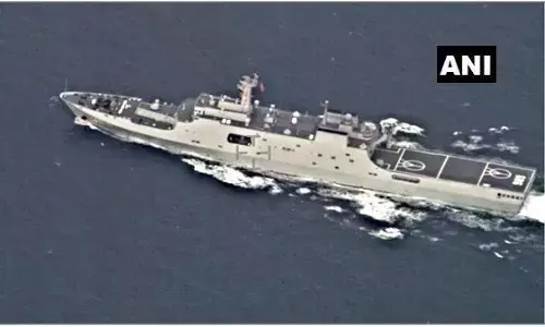 भारतीय नेवी के पेट्रोलिंग विमान ने हिंद महासागर में देखा चीनी युद्धपोत