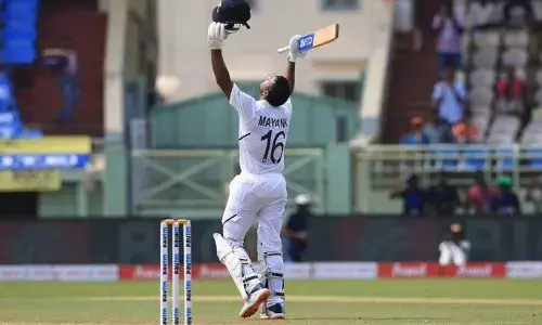 INDvSA 1st Test Day 2 Live: मयंक ने जड़ा करामाती दोहरा शतक, टी ब्रेक तक भारत का स्कोर 450/5