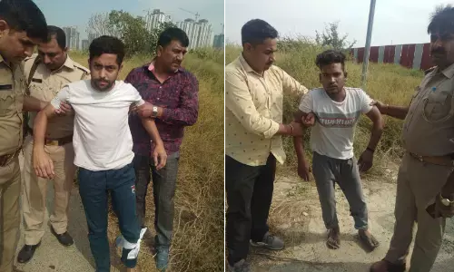 गाजियाबाद में पुलिस और बदमाशों के बीच मुठभेड़, 2 बदमाश गिरफ्तार