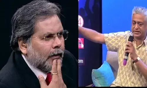 हरियाणा विधानसभा चुनाव: राजदीप सर देसाई ने किया नया एक्जिट पोल शेयर तो पुन्यप्रसून बाजपेयी बोले हरियाणा विधानसभा चुनाव: राजदीप सर देसाई ने किया नया एक्जिट पोल शेयर तो पुन्यप्रसून बाजपेयी बोले