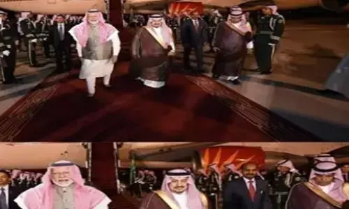 क्या है वायरल हो रही पीएम मोदी की इस तस्वीर की सच्चाई? क्या है वायरल हो रही पीएम मोदी की इस तस्वीर की सच्चाई?