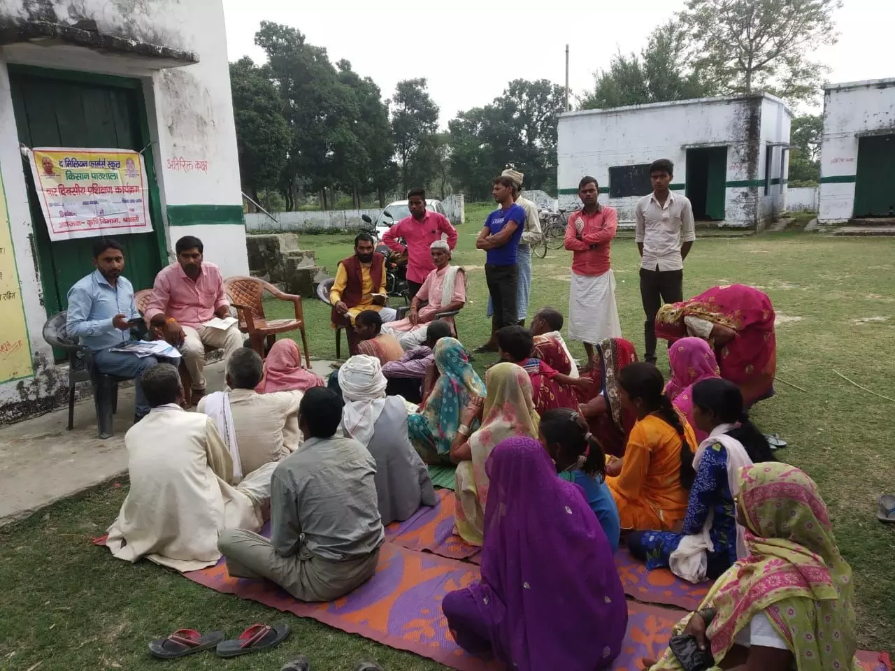 श्रावस्ती में किसानों को दिया गया प्रशिक्षण