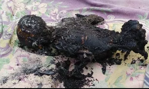 बाराबंकी: संदिग्ध परिस्थितियों में लगी आग जलकर दिव्यांग की मौत