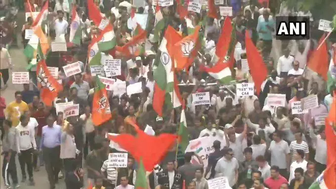 महाराष्ट्र में सीएए के समर्थन में प्रमुख संगठनों निकाली रैली