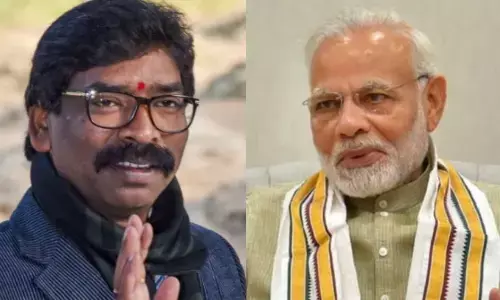 झारखण्ड चुनाव : पीएम मोदी ने हेमंत सोरेन को दी जीत की बधाई झारखण्ड चुनाव : पीएम मोदी ने हेमंत सोरेन को दी जीत की बधाई