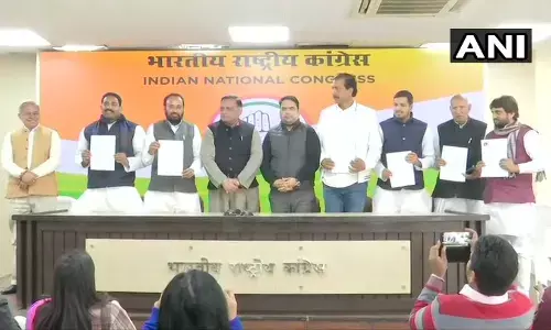 BSP से कांग्रेस में आए छह विधायकों ने सोनिया से की मुलाकात, ली औपचारिक सदस्यता