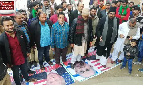 ट्रंप और इजराईली पीएम नेतंयाहू का बैनर फूंका, NPR और JNU मामले पर डॉ यासूब अब्बास का बयान..