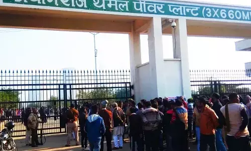 बारा पावर प्लांट में फिर उग्र हुए मजदूर, पहले जेपी कंपनी कर रही थी शोषण और अब टाटा करने की तैयारी में : मजदूर एसोसिएशन