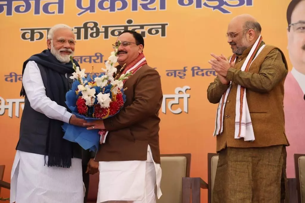 जेपी नड्डा के बीजेपी अध्यक्ष बनने से बिहार के बीजेपी कार्यकर्ताओं में भारी खुशी, जानिए नड्डा का बिहार कनेक्शन? जेपी नड्डा के बीजेपी अध्यक्ष बनने से बिहार के बीजेपी कार्यकर्ताओं में भारी खुशी, जानिए नड्डा का बिहार कनेक्शन?