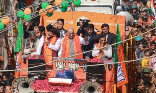 अमित शाह के रोड शो में लगे नारे- हम देकर रहेंगे आजादी तो मनोज तिवारी ने दिया करारा जवाब अमित शाह के रोड शो में लगे नारे- हम देकर रहेंगे आजादी तो मनोज तिवारी ने दिया करारा जवाब