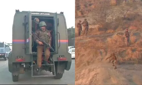 जम्मू-कश्मीर: आतंकी हमले में तीन आतंकवादी ढेर, नगरोटा इलाके में जारी मुठभेड़ जम्मू-कश्मीर: आतंकी हमले में तीन आतंकवादी ढेर, नगरोटा इलाके में जारी मुठभेड़