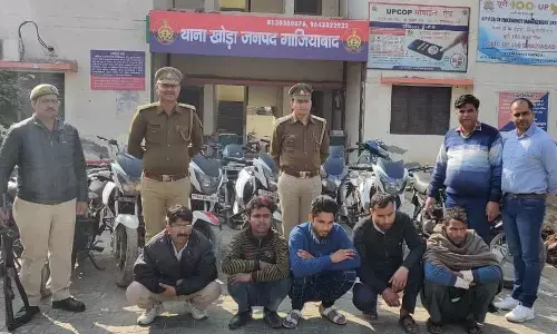 गाजियाबाद पुलिस की बड़ी कामयाबी, NCR क्षेत्र में हजारों वाहन चुराने वाले अंतरप्रांतीय 5 वाहन चोर गिरफ्तार