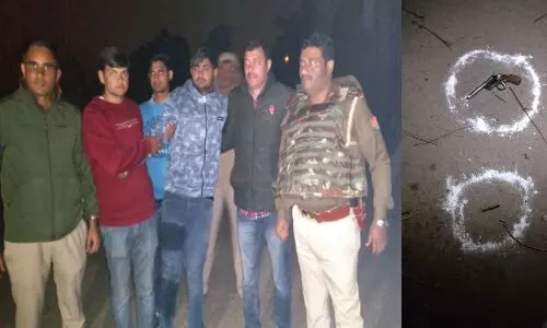 पुलिस मुठभेड़ के बाद 25 हजार का इनामिया बदमाश गिरफ्तार,रिटायर्ड कर्नल की स्कॉर्पियो कार लूट में था वाछिंत