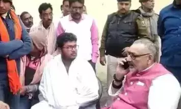 गिरिराज सिंह ने फोन पर एसपी को जमकर लगाई फटकार,कहा- जिसका बच्चा मरा हो...