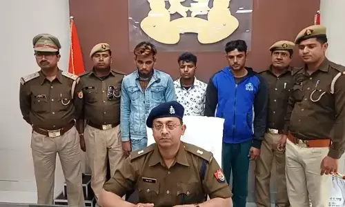 बिजनौर में अवैध शस्त्र के साथ तीन कुख्यात बदमाश गिरफ्तार