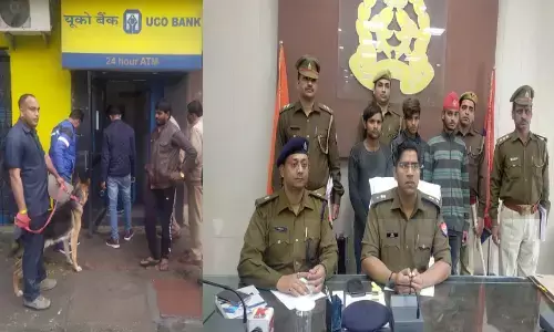 बिजनौर: एटीएम मशीन को तोड़कर चोरी करने का मामला आया सामने, बाहर लगे कैमरों से हुई बदमाशो की पहचान